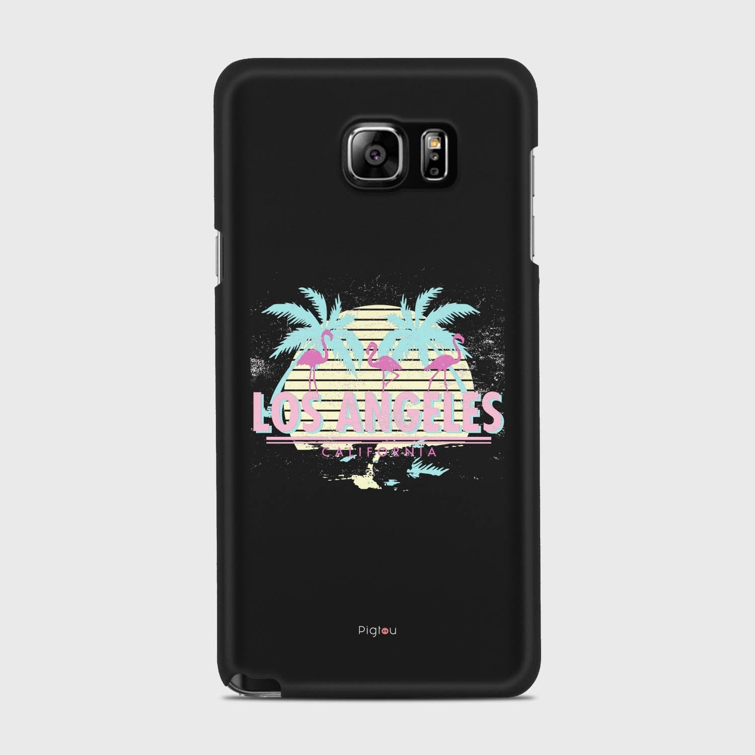 LOS ANGELES Samsung Galaxy Note 5 case - thin fit matte black (D110)