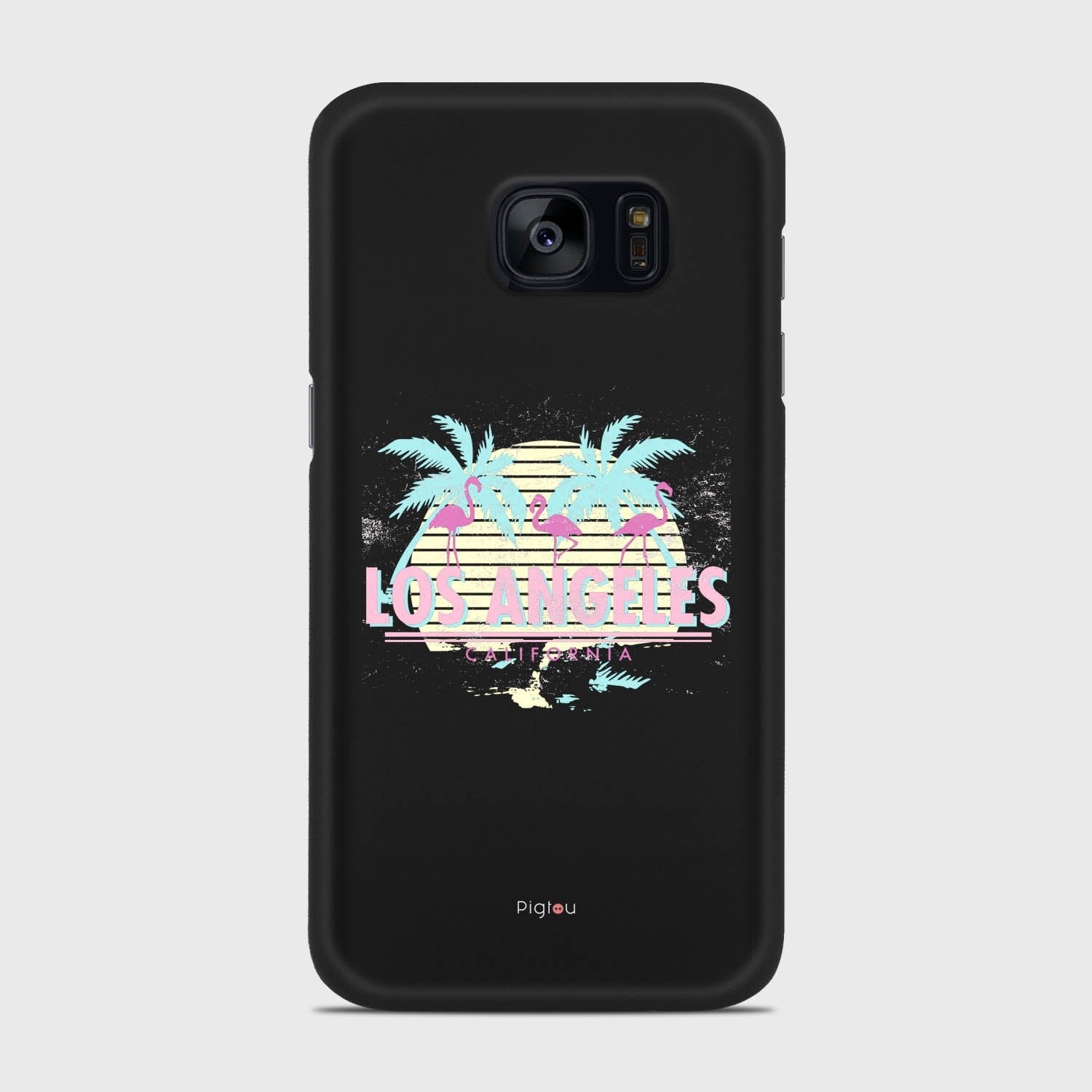 LOS ANGELES Samsung Galaxy S7 case - thin fit matte black (D110)