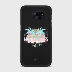 LOS ANGELES Samsung Galaxy S7 case - thin fit matte black (D110)