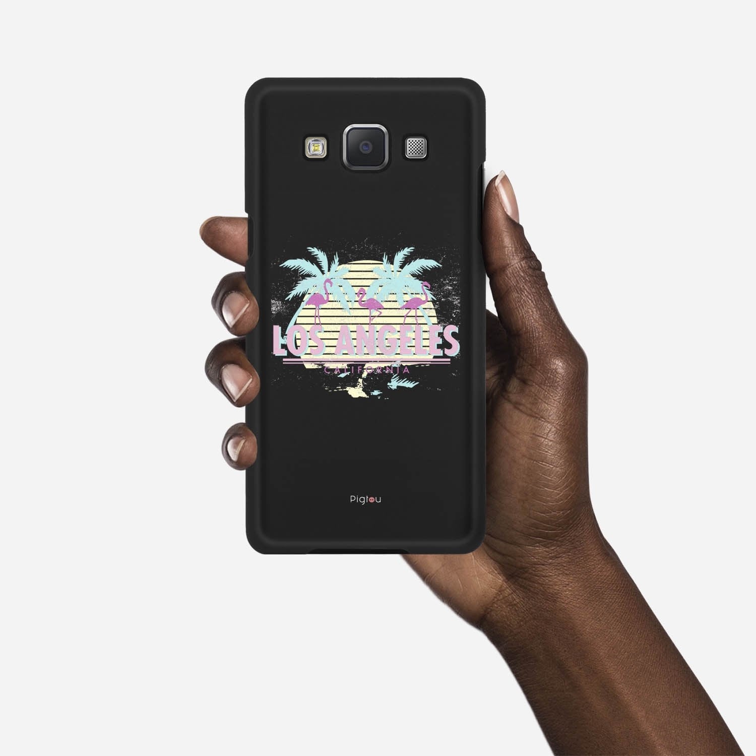 LOS ANGELES Samsung Galaxy A5 (2015) case - thin fit matte black (D110)