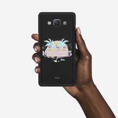LOS ANGELES Samsung Galaxy A5 (2015) case - thin fit matte black (D110)