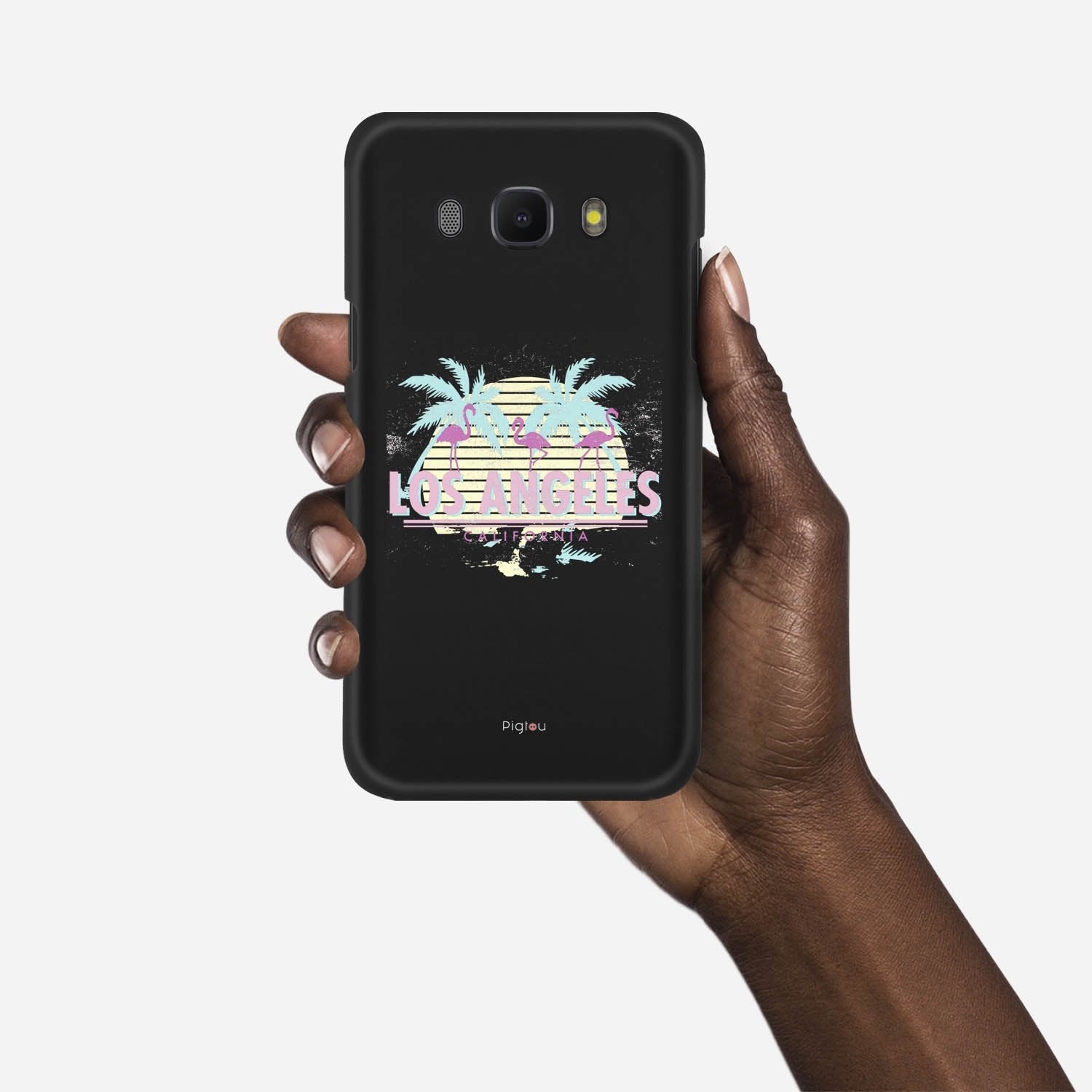 LOS ANGELES Samsung Galaxy J5 (2016) case - thin fit matte black (D110)
