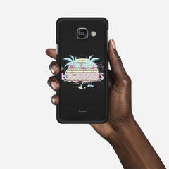 LOS ANGELES Samsung Galaxy A3 (2016) case - thin fit matte black (D110)