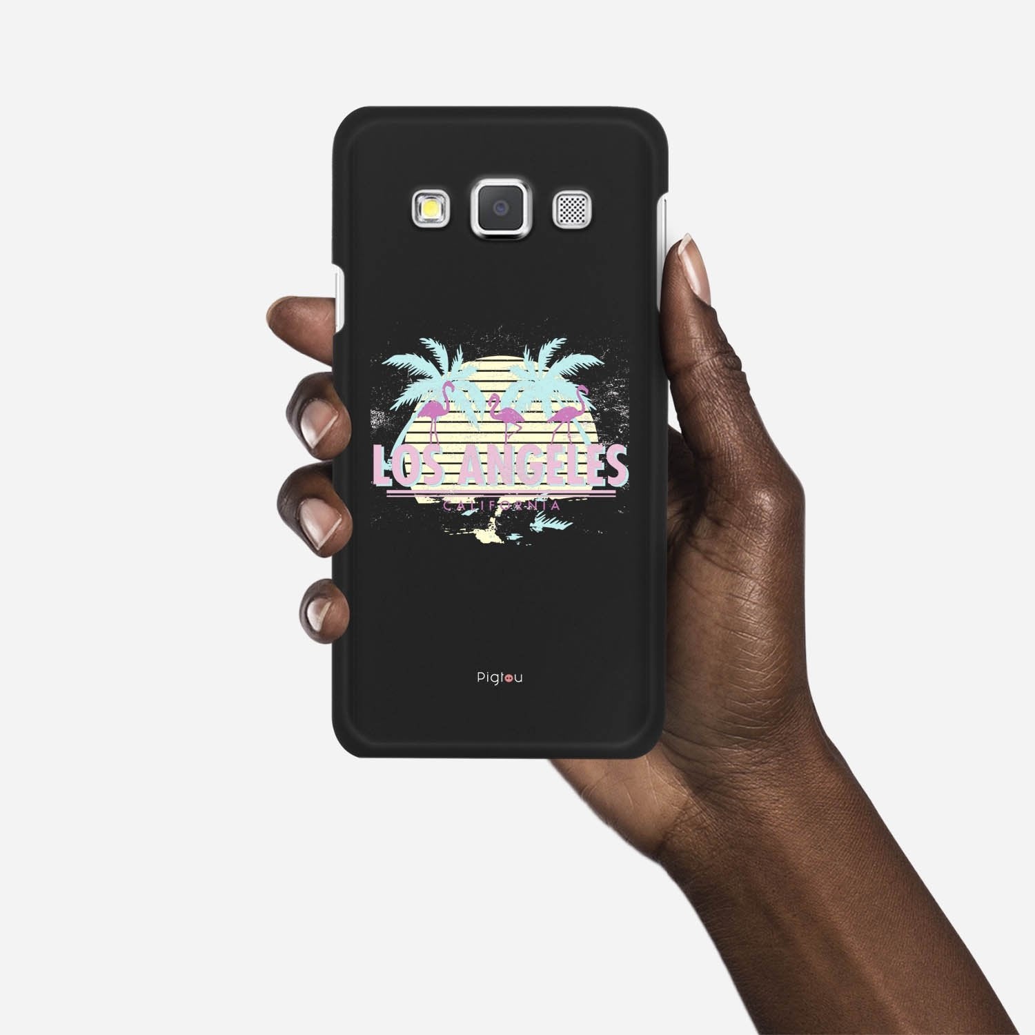 LOS ANGELES Samsung Galaxy A3 (2015) case - thin fit matte black (D110)