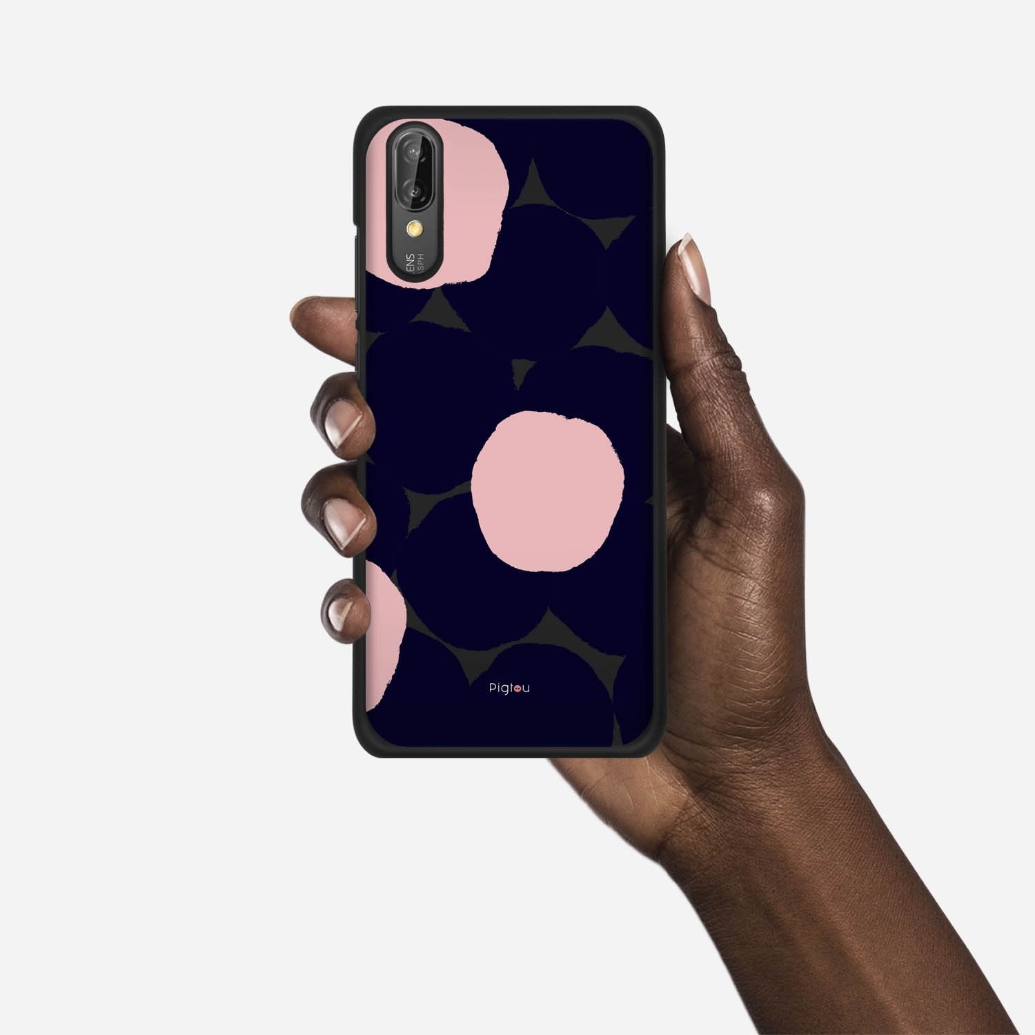COLOURS OF LIFE Huawei P20 case - thin fit matte black (D112)