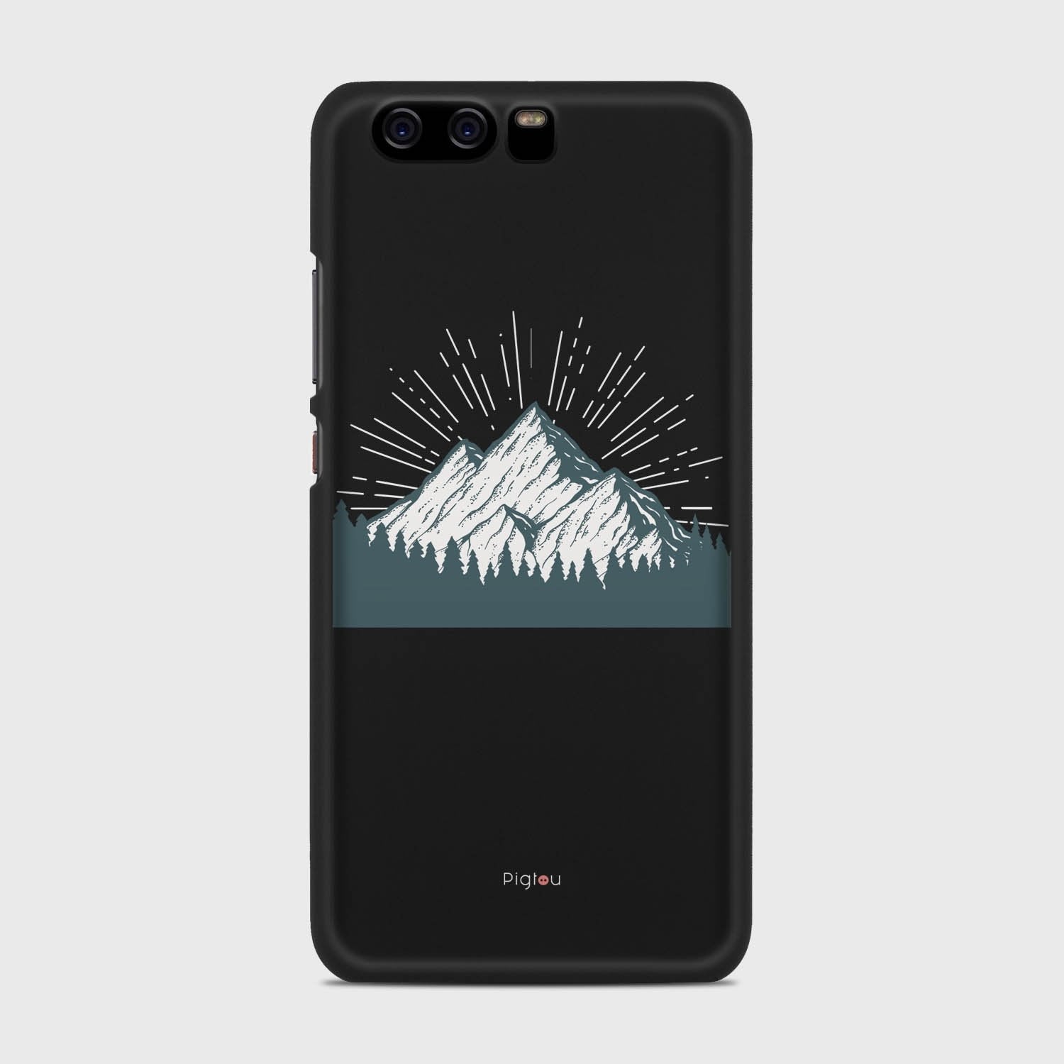 EVEREST Huawei P10 case - thin fit matte black (D113)