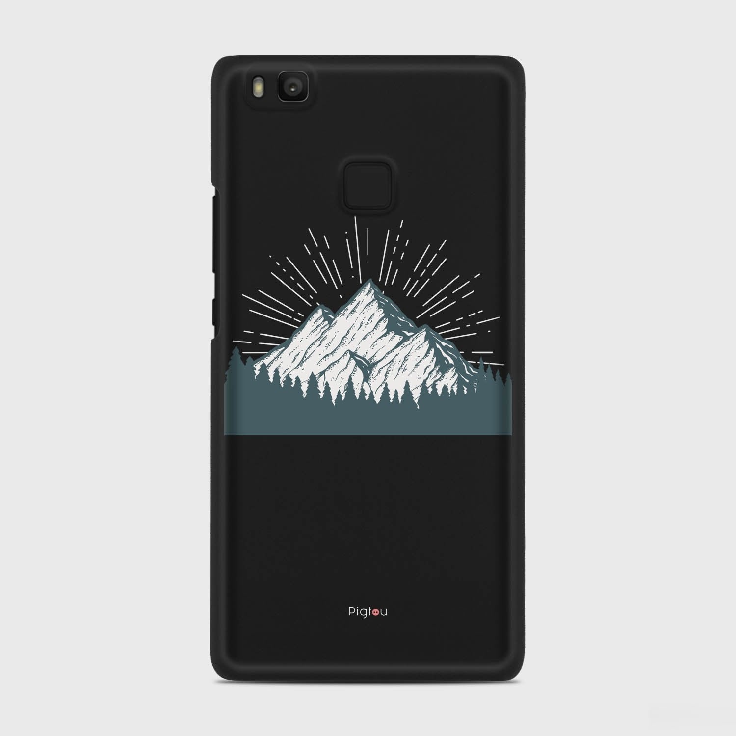 EVEREST Huawei P9 Lite case - thin fit matte black (D113)