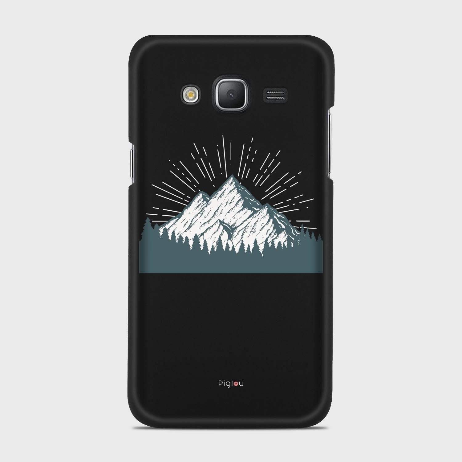 EVEREST Samsung Galaxy J5 (2015) case - thin fit matte black (D113)