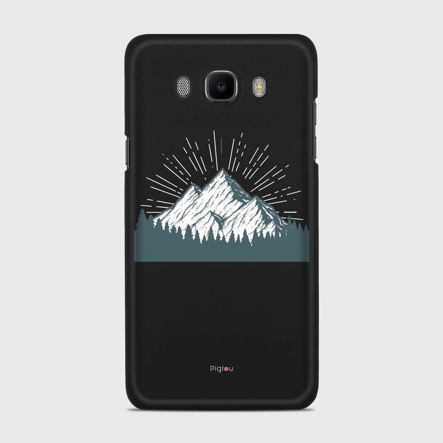EVEREST Samsung Galaxy J7 (2016) case - thin fit matte black (D113)