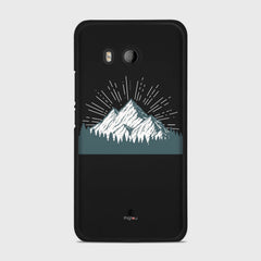 EVEREST HTC U11 case - thin fit matte black (D113)