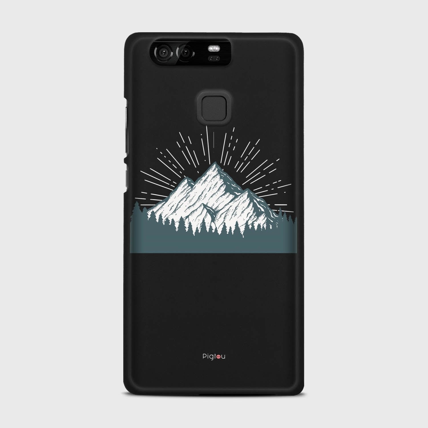 EVEREST Huawei P9 case - thin fit matte black (D113)