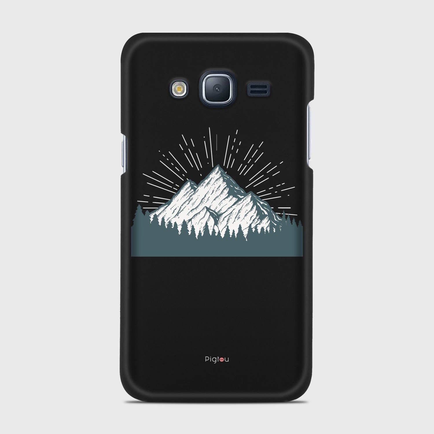 EVEREST Samsung Galaxy J3 (2016) case - thin fit matte black (D113)