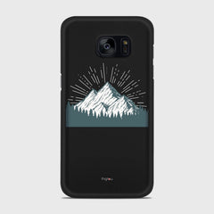 EVEREST Samsung Galaxy S7 Edge case - thin fit matte black (D113)