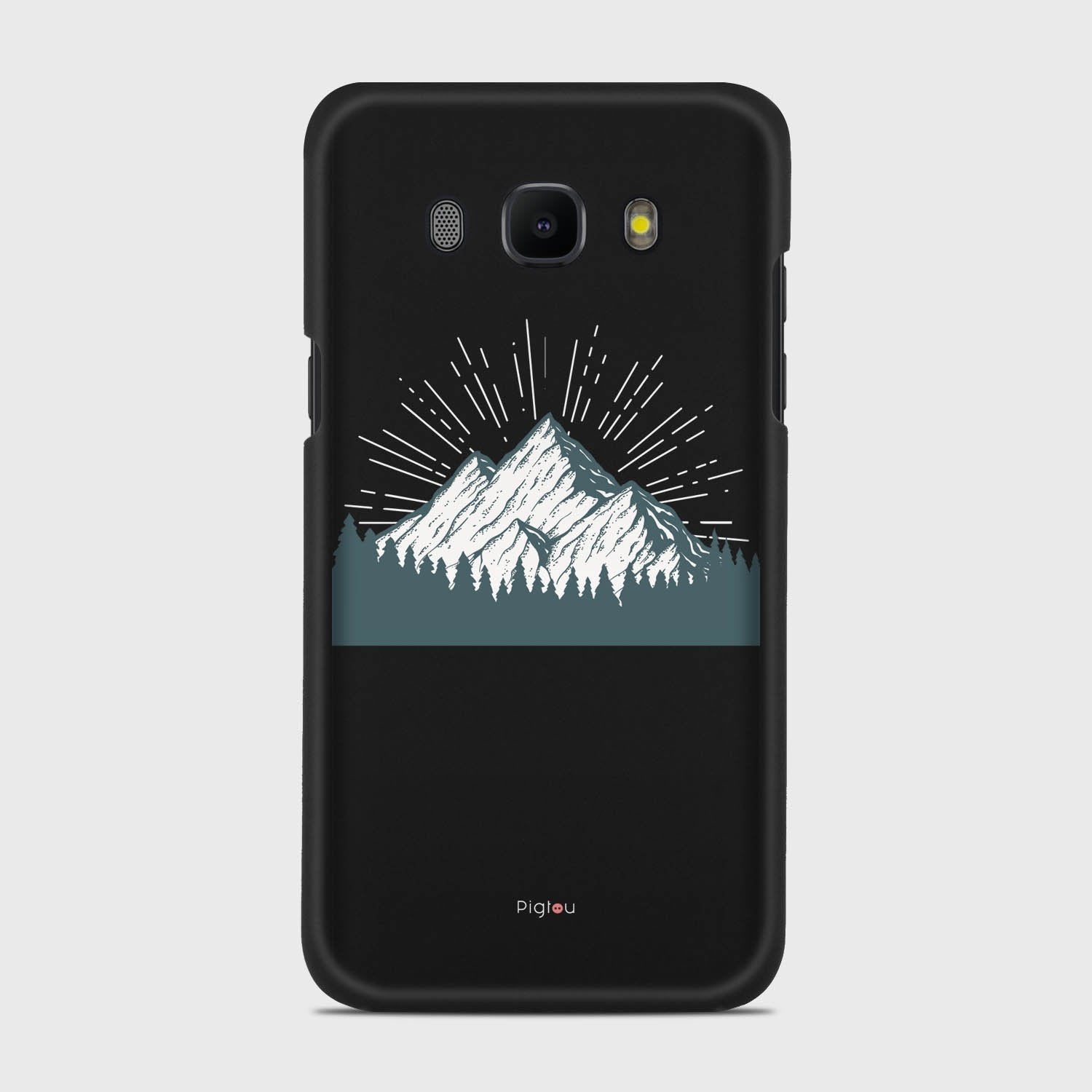 EVEREST Samsung Galaxy J5 (2016) case - thin fit matte black (D113)