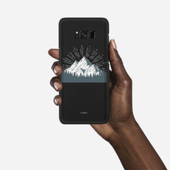 EVEREST Samsung Galaxy S8 case - thin fit matte black (D113)