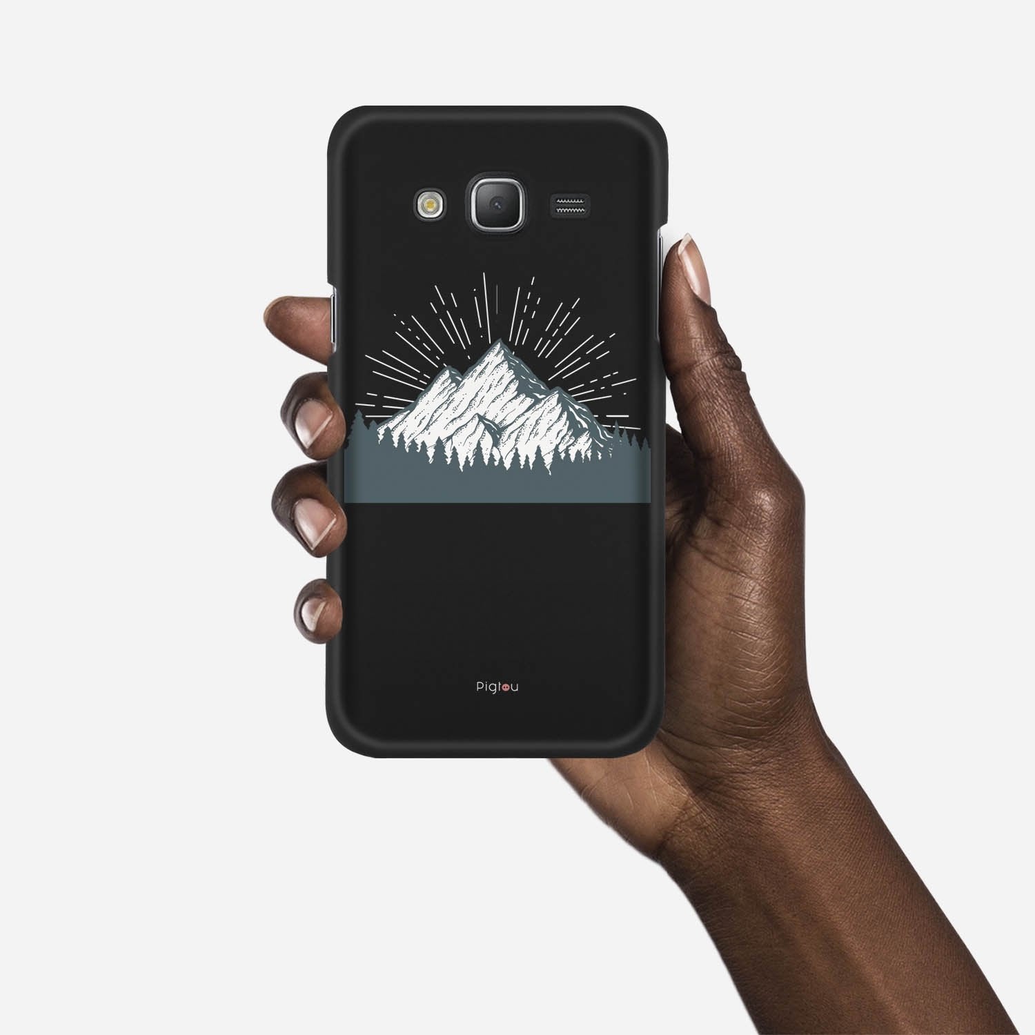 EVEREST Samsung Galaxy J5 (2015) case - thin fit matte black (D113)