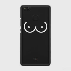 BOOBS Huawei P9 Lite case - thin fit matte black (D114)