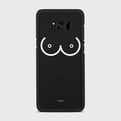 BOOBS Samsung Galaxy S8 case - thin fit matte black (D114)