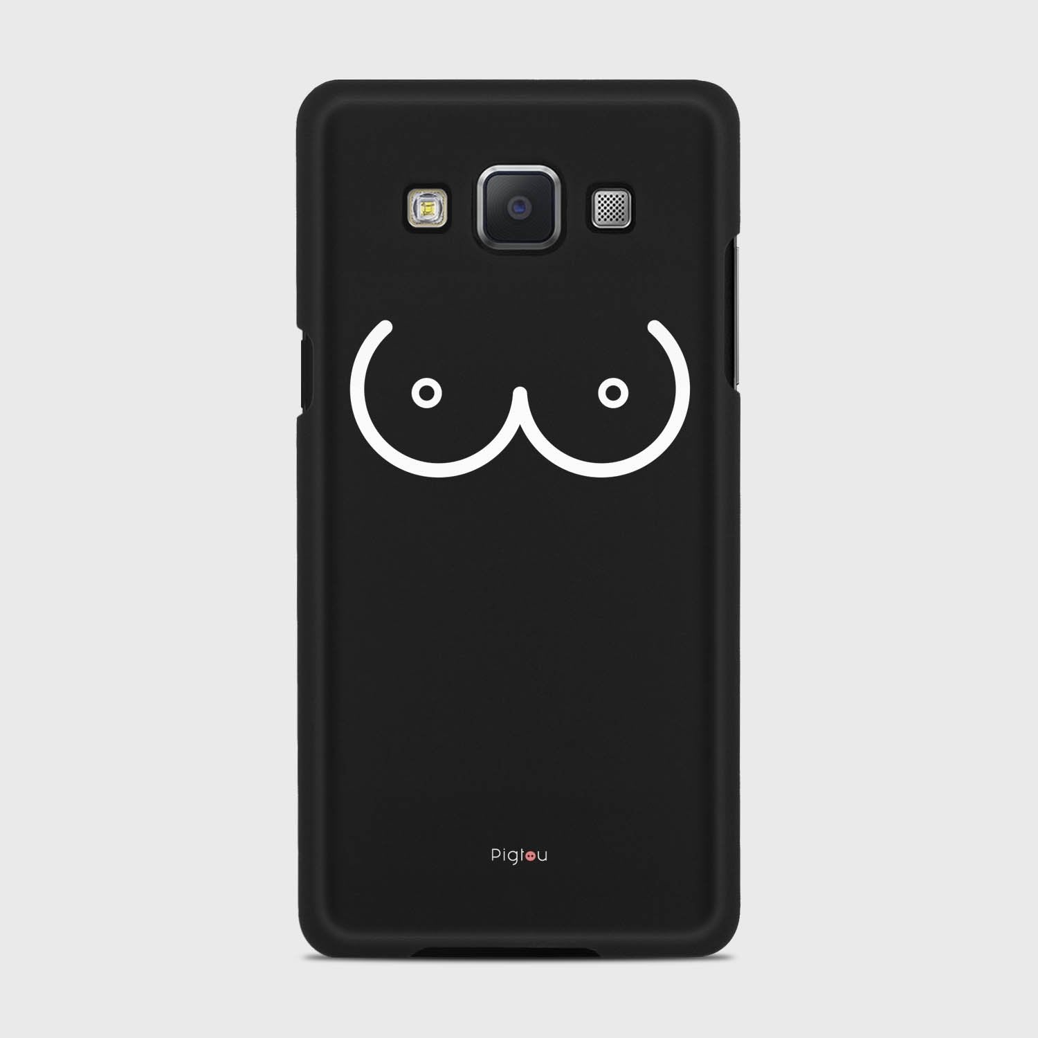 BOOBS Samsung Galaxy A5 (2015) case - thin fit matte black (D114)