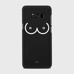 BOOBS Samsung Galaxy S8 Plus case - thin fit matte black (D114)