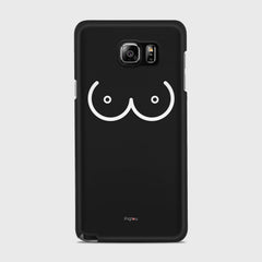 BOOBS Samsung Galaxy Note 5 case - thin fit matte black (D114)