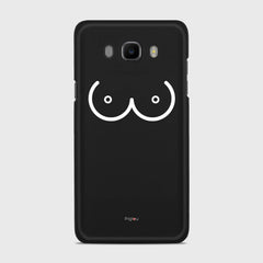 BOOBS Samsung Galaxy J7 (2016) case - thin fit matte black (D114)