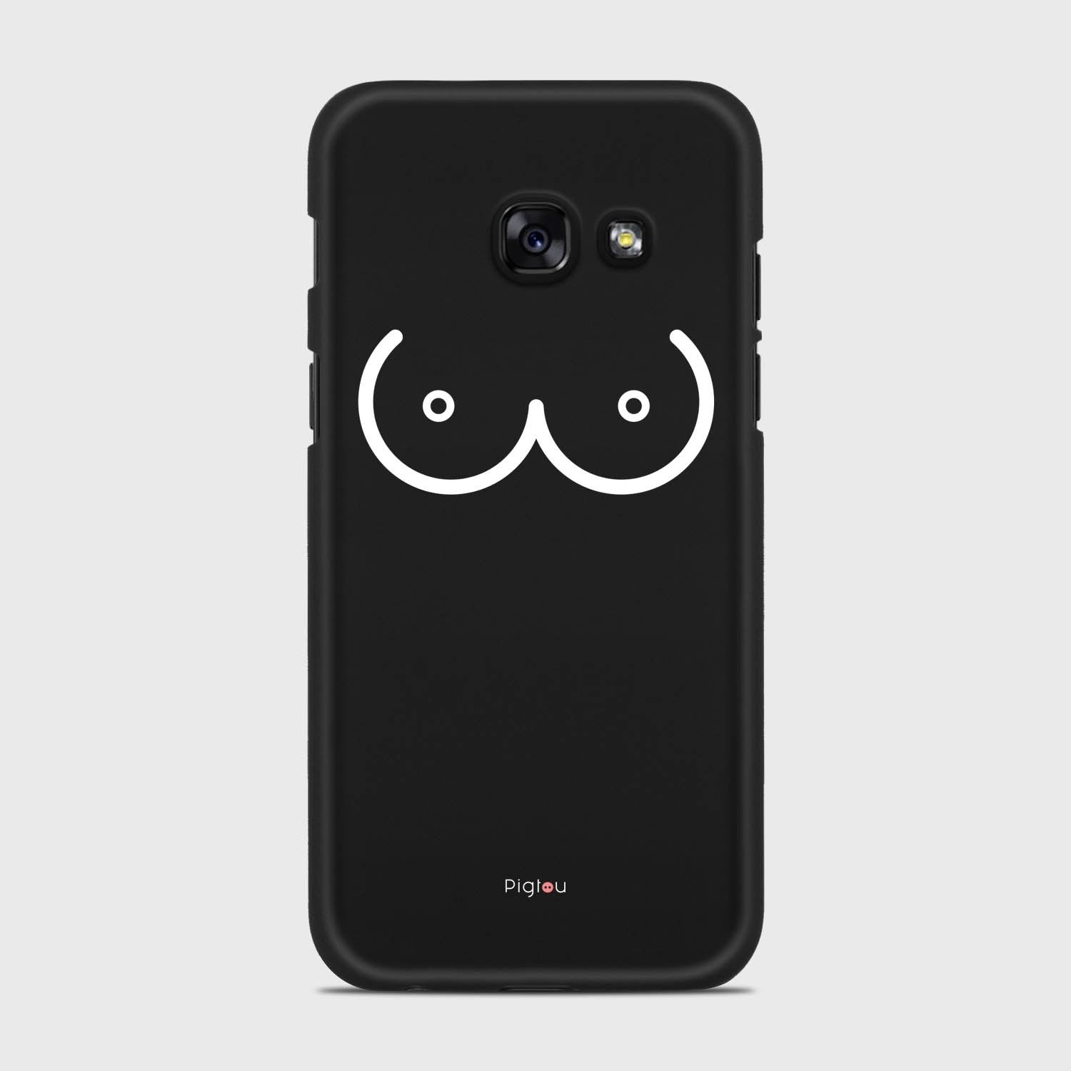 BOOBS Samsung Galaxy A3 (2017) case - thin fit matte black (D114)