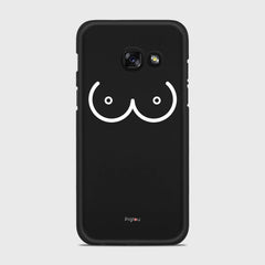 BOOBS Samsung Galaxy A3 (2017) case - thin fit matte black (D114)