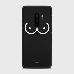 BOOBS Samsung Galaxy S9 Plus case - thin fit matte black (D114)