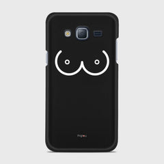 BOOBS Samsung Galaxy J3 (2016) case - thin fit matte black (D114)