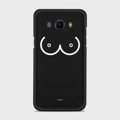BOOBS Samsung Galaxy J5 (2016) case - thin fit matte black (D114)