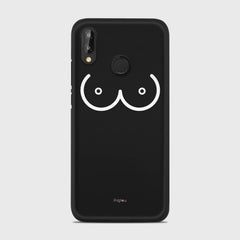 BOOBS Huawei P20 Lite case - thin fit matte black (D114)