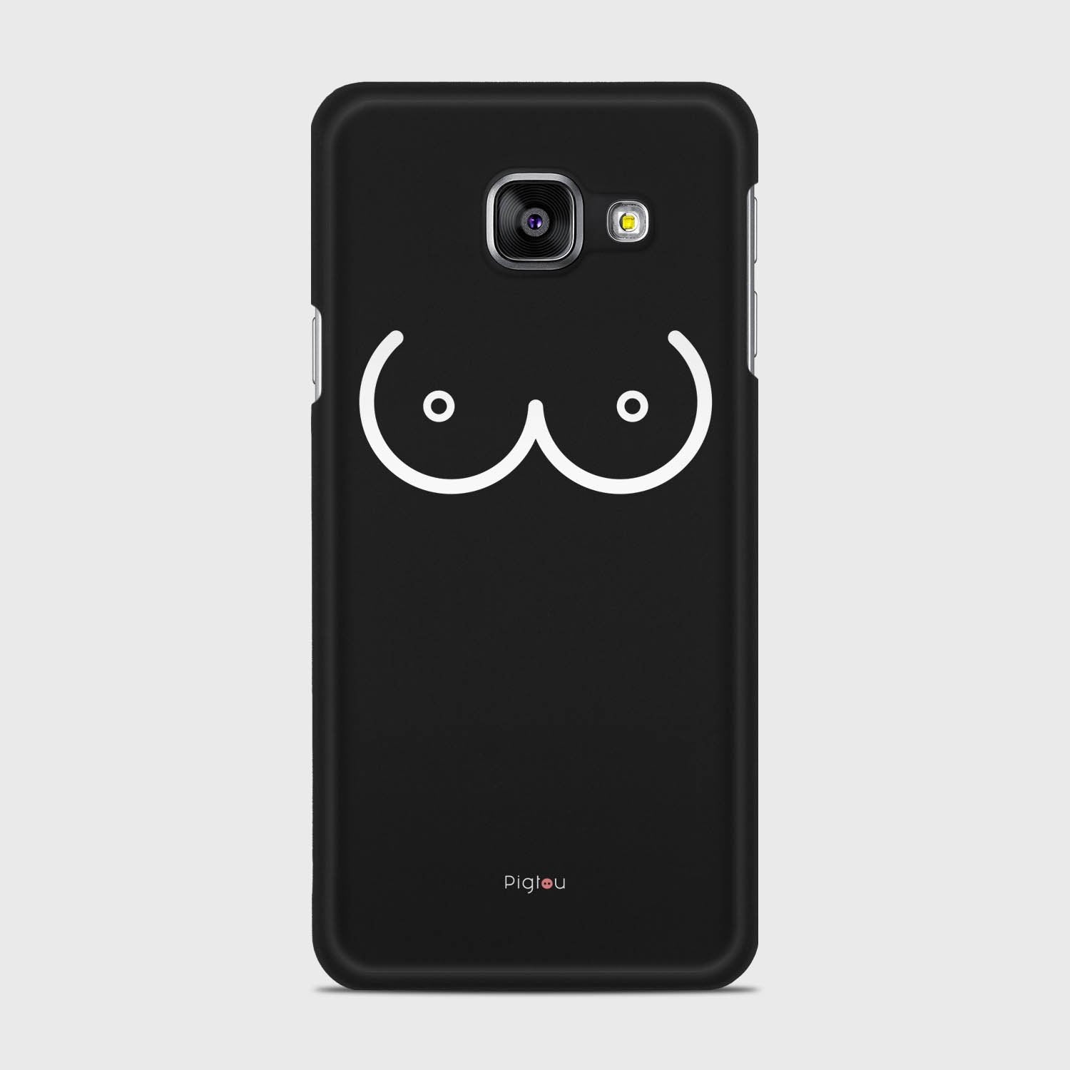 BOOBS Samsung Galaxy A3 (2016) case - thin fit matte black (D114)