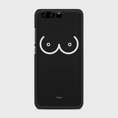 BOOBS Huawei P10 case - thin fit matte black (D114)