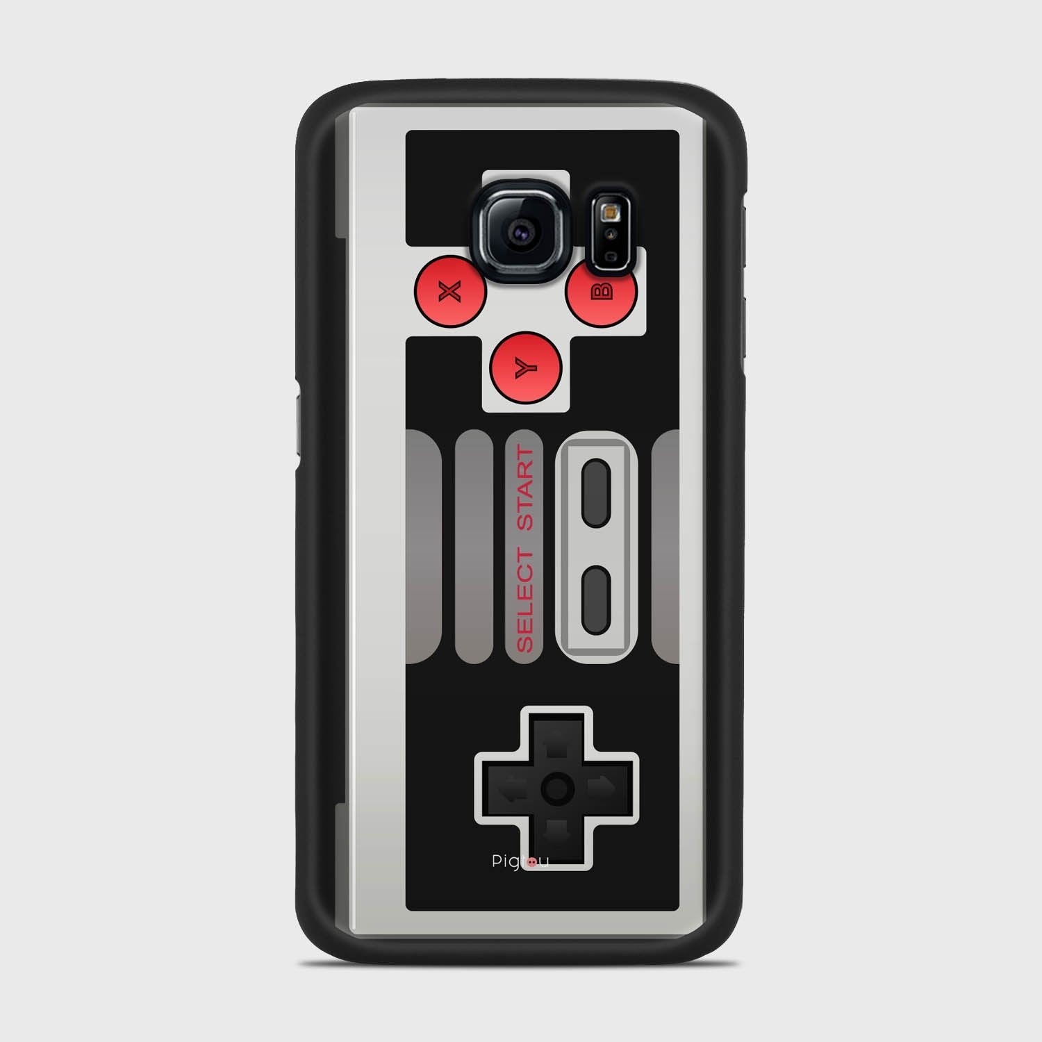 GAME JOYSTICK Samsung Galaxy S6 Edge case - thin fit matte black (D115)