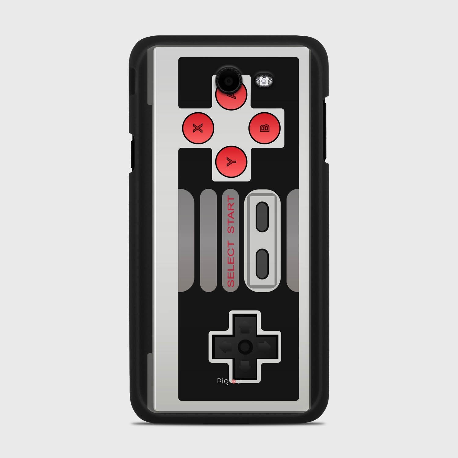 GAME JOYSTICK Samsung Galaxy J7 (2017) Verizon case - thin fit matte black (D115)