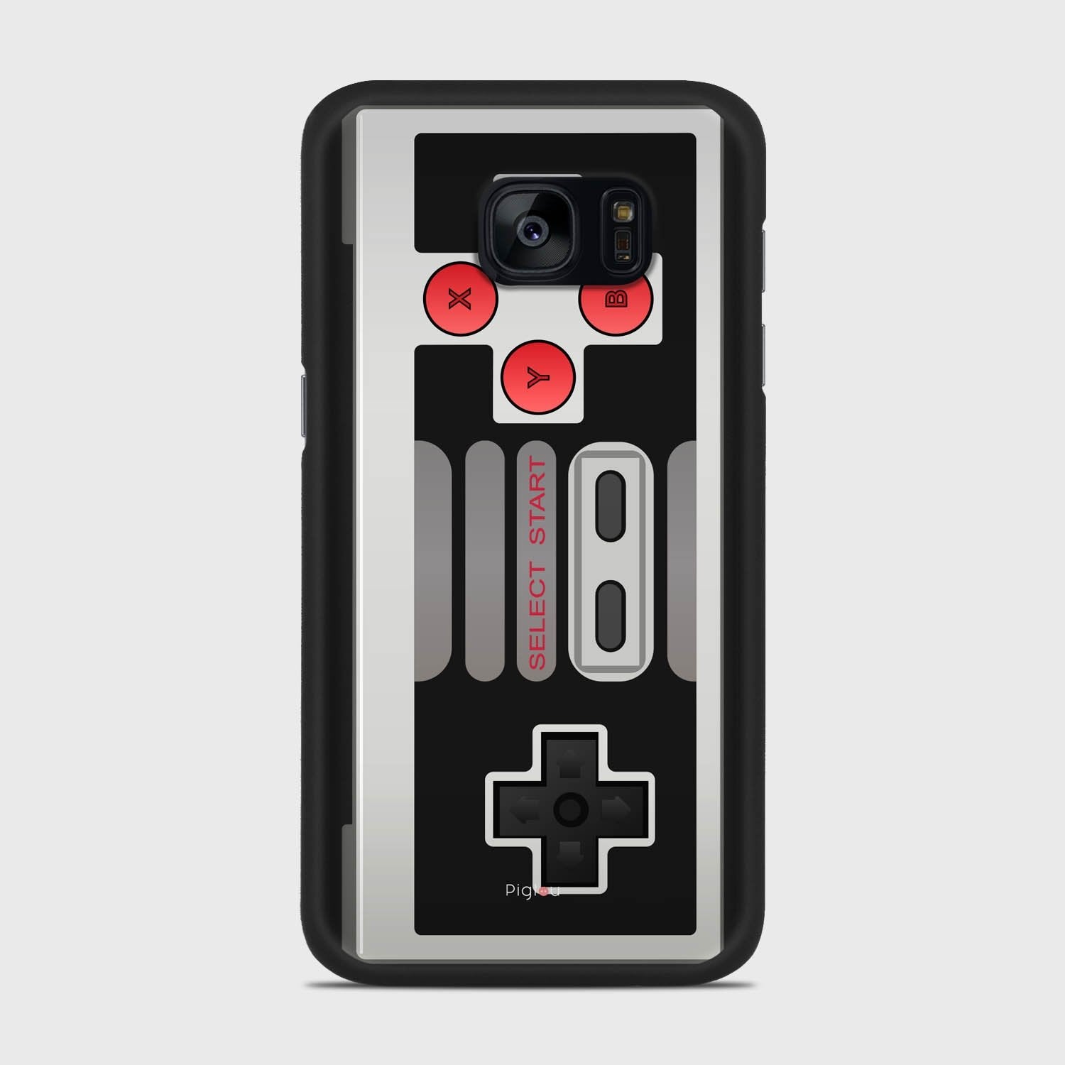 GAME JOYSTICK Samsung Galaxy S7 Edge case - thin fit matte black (D115)