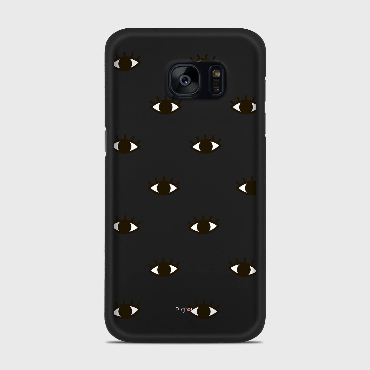 EYES Samsung Galaxy S7 Edge case - thin fit matte black (D116)