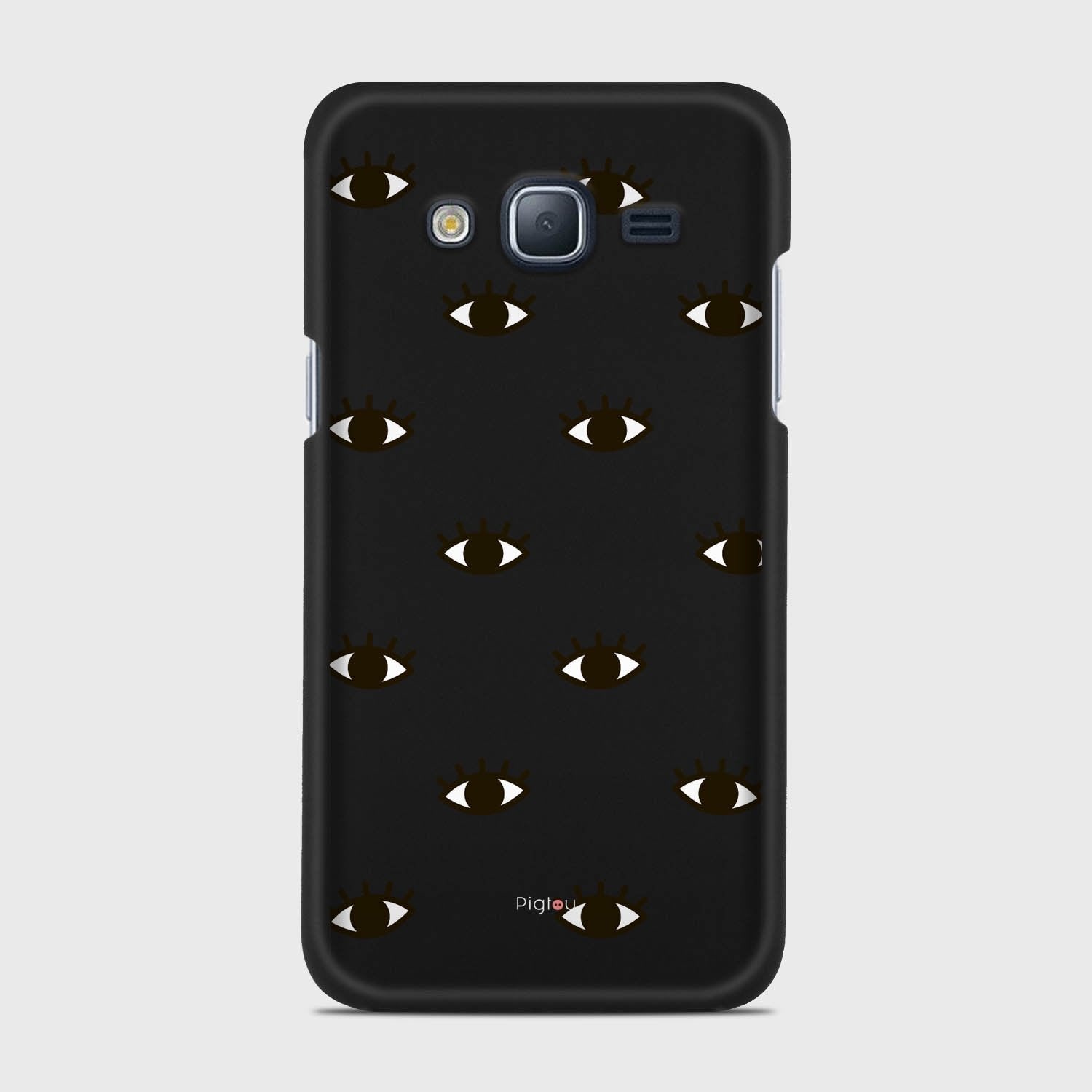 EYES Samsung Galaxy J3 (2016) case - thin fit matte black (D116)