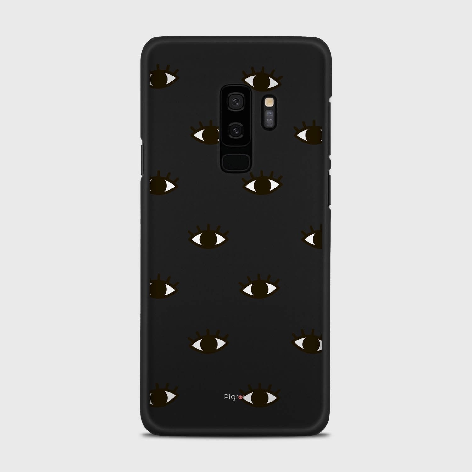 EYES Samsung Galaxy S9 Plus case - thin fit matte black (D116)