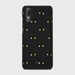 EYES Huawei P20 case - thin fit matte black (D116)