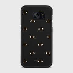 EYES Samsung Galaxy S7 case - thin fit matte black (D116)