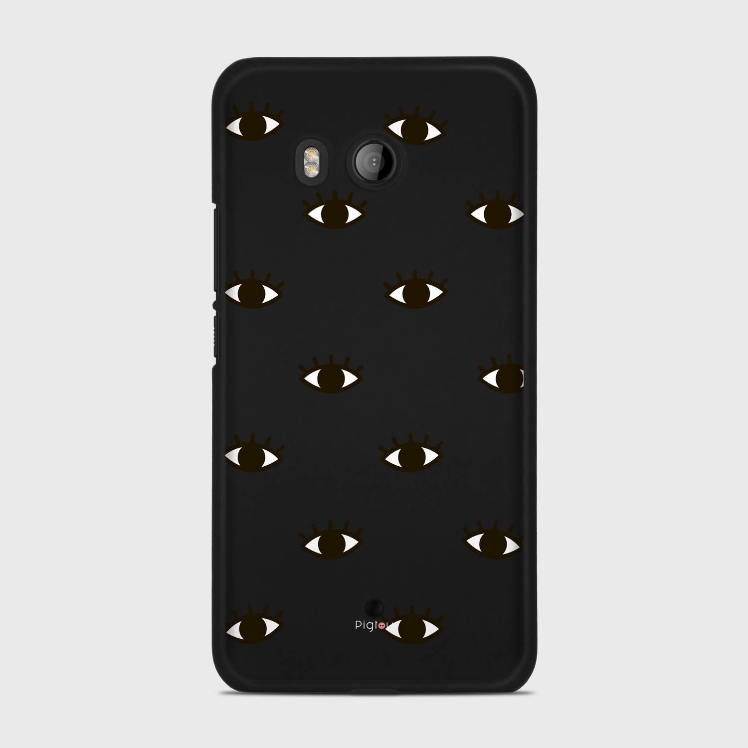EYES HTC U11 case - thin fit matte black (D116)