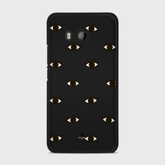 EYES HTC U11 case - thin fit matte black (D116)