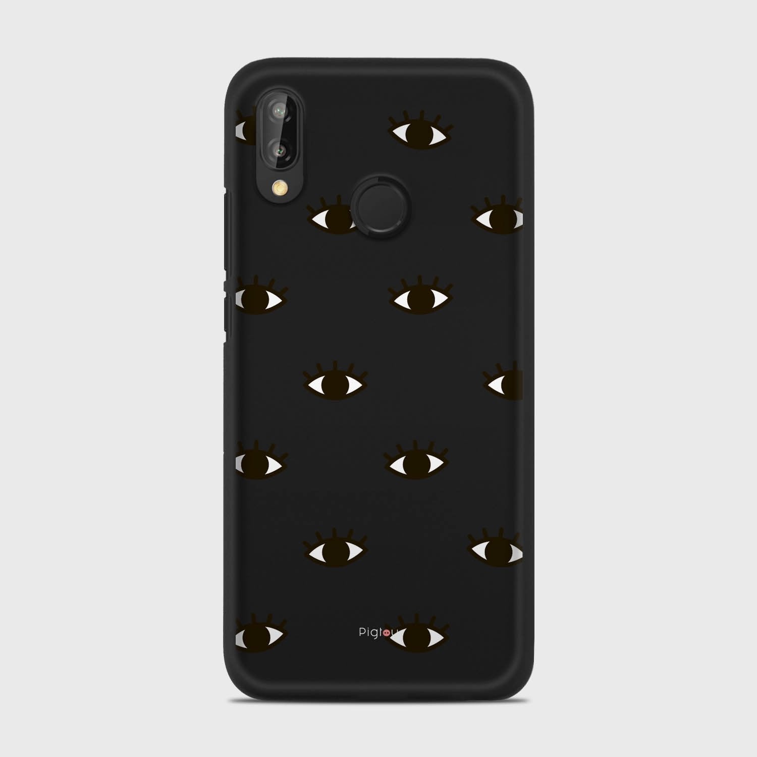 EYES Huawei P20 Lite case - thin fit matte black (D116)