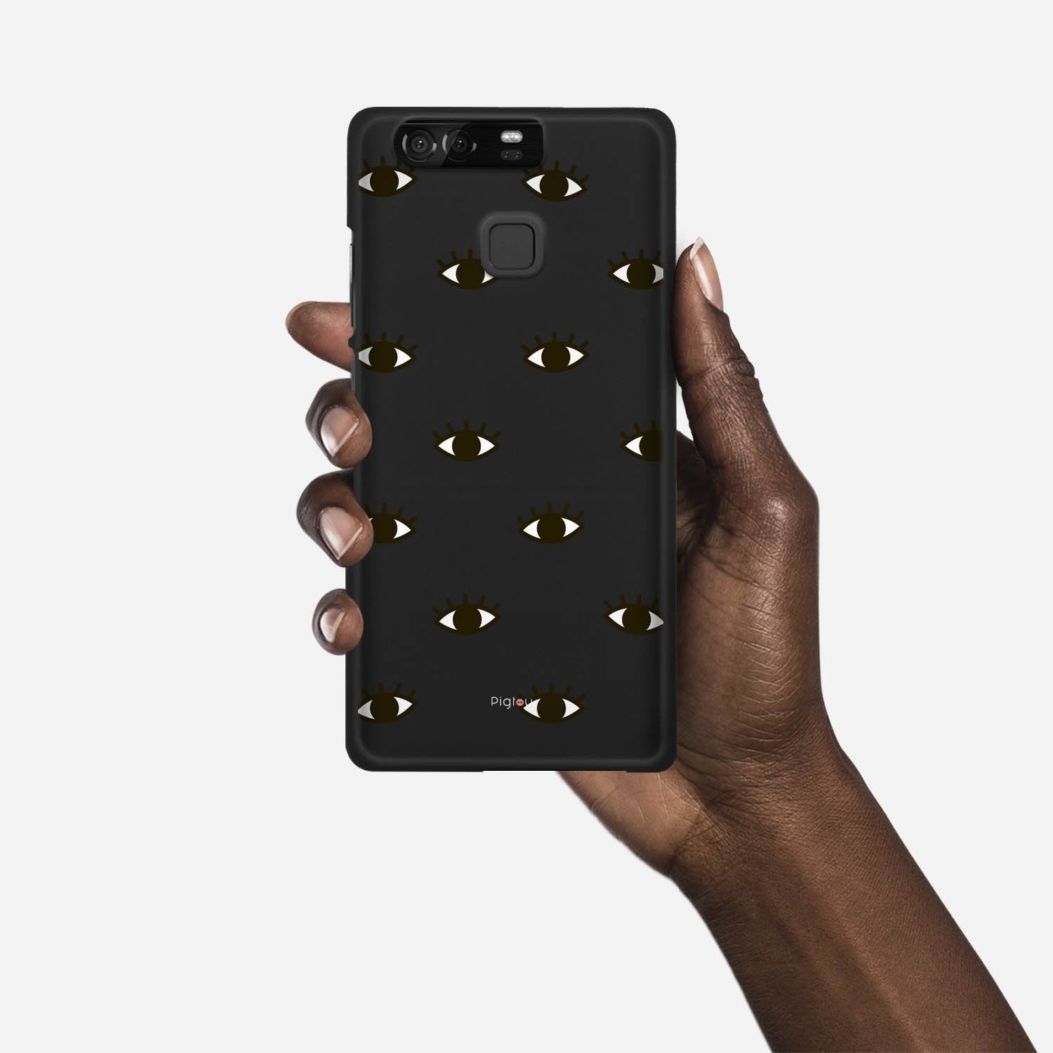 EYES Huawei P9 case - thin fit matte black (D116)