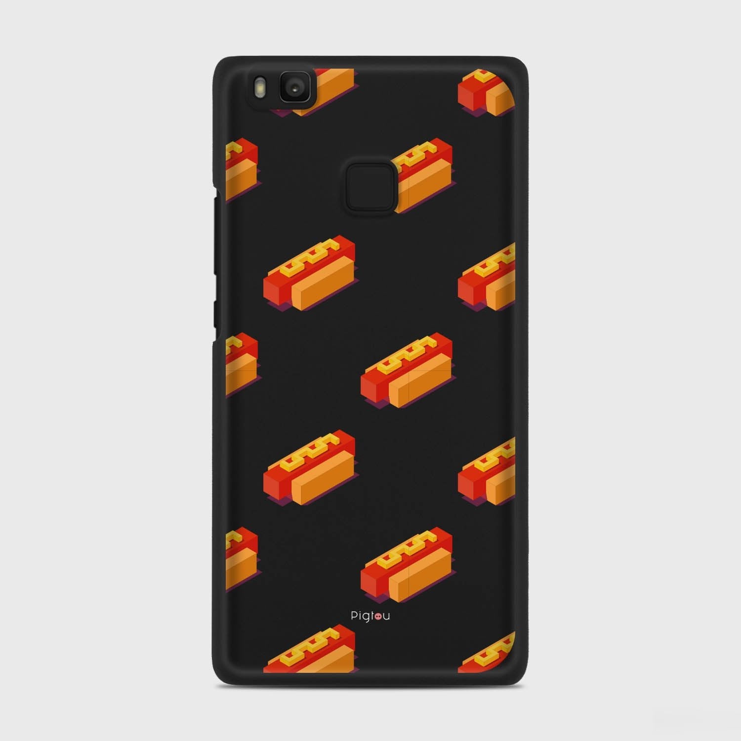 HOT DOGS Huawei P9 Lite case - thin fit matte black (D117)