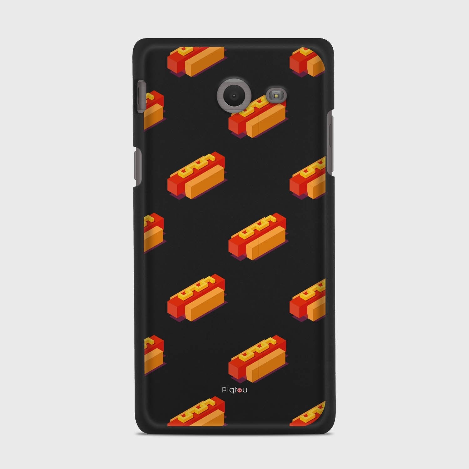 HOT DOGS Samsung Galaxy J5 (2017) Verizon case - thin fit matte black (D117)