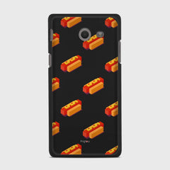 HOT DOGS Samsung Galaxy J5 (2017) Verizon case - thin fit matte black (D117)