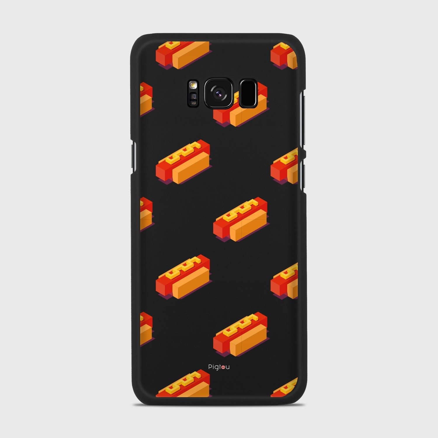 HOT DOGS Samsung Galaxy S8 Plus case - thin fit matte black (D117)